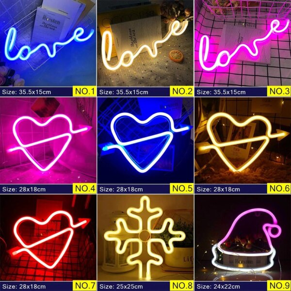 18366-aea965.jpg néon Enseigne murale LED en pour chambre, fête