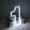 néon à chiffres personnalisés 0 à 9 LED, alimenté par USB