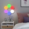1864-165454.jpg Applique de veilleuse de forme hexagonale éclairage en LED,lampe de décor capteur magnétique quantique pour décorer la maison