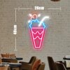 18734-d792aa.jpg néon crème glacée Milkshake, décoration murale