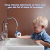 reveil veilleuse créative à eau pour enfants, horloge de bureau intelligente