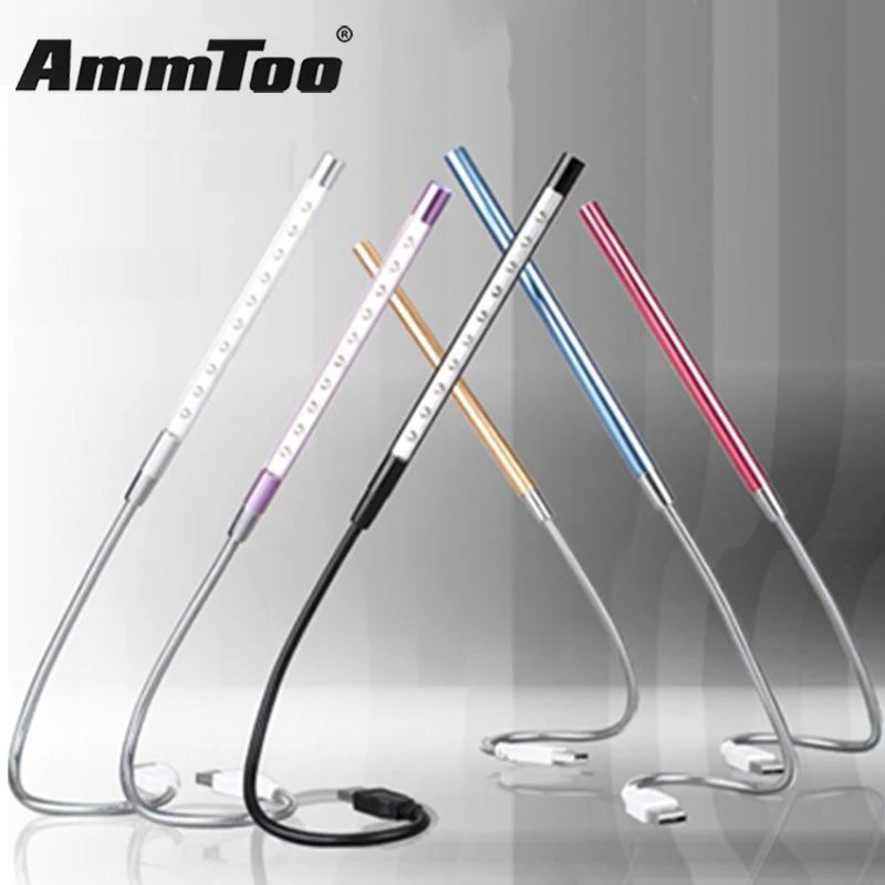 Lecture matériau lampe de — lampe de lecture matériau métallique USB lampe LED 10LED | belleveilleuse.fr