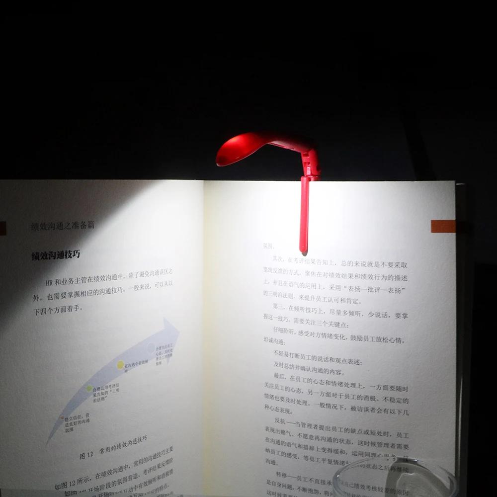 lampe de lecture pliable et Flexible pour lecture de livres
