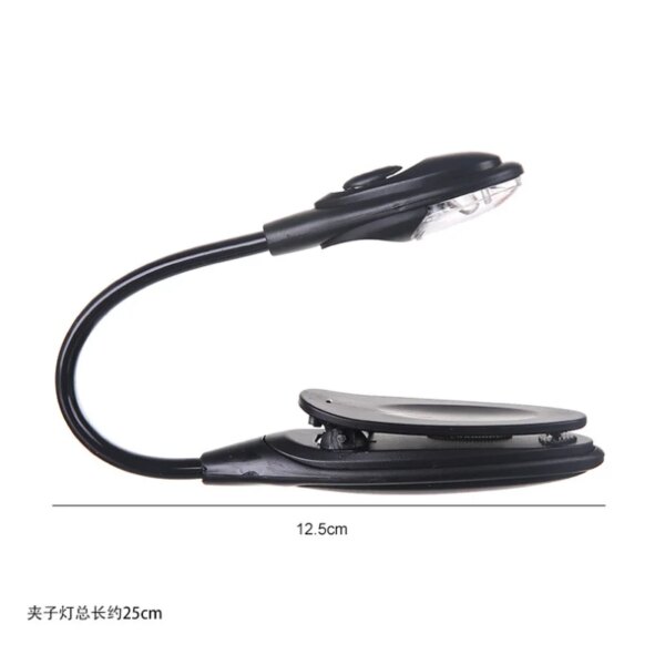 lampe de lecture Mini lampe LED Flexible et lumineuse à clipser, idéale pour la lecture