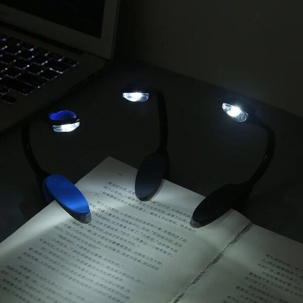 lampe de lecture Mini lampe LED Flexible et lumineuse à clipser, idéale pour la lecture