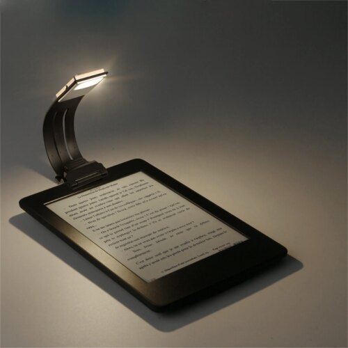 lampe de lecture Portable à LED avec Clip Flexible détachable