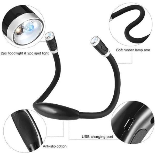 Lampe tour de cou Led Portable et Flexible pour la lecture et les câlins