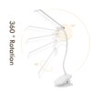 19390-e176c6.jpg lampe de lecture Led à pince Double tête Flexible à col de cygne
