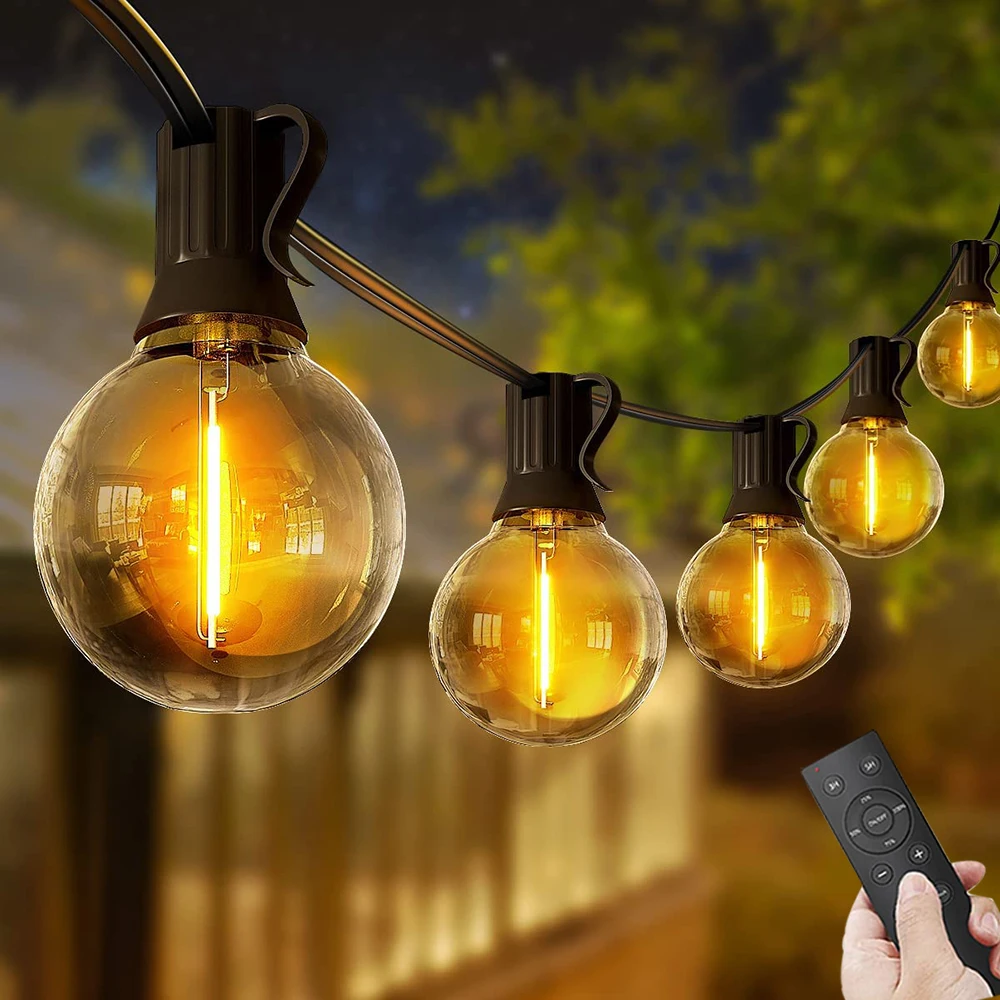 G40 télécommande guirlande lumineuse — Guirlande lumineuse à Led G40 avec télécommande | belleveilleuse.fr