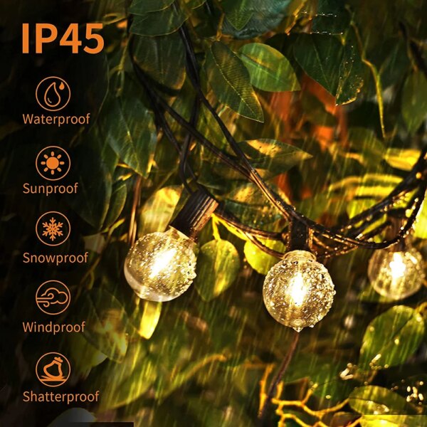 19454-4c660c.jpg Guirlande lumineuse d'extérieur, 50 pieds, G40, luminaire décoratif de rue