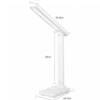 lampe de bureau Led pliable tactile, 3 couleurs, intensité réglable