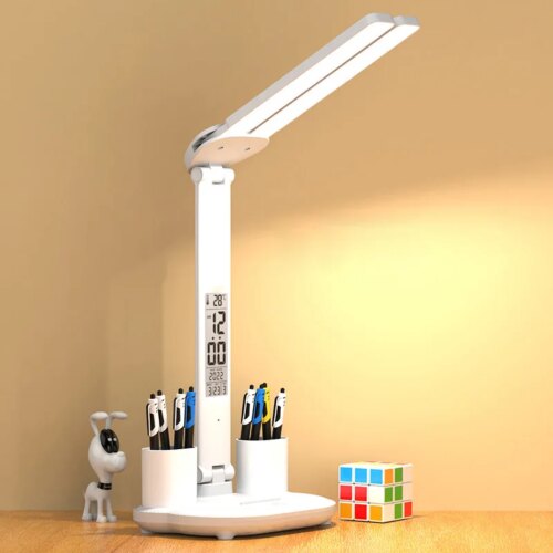 19869-c0bbce.jpg Lampe de bureau LED pliable, USB, réglable, tactile