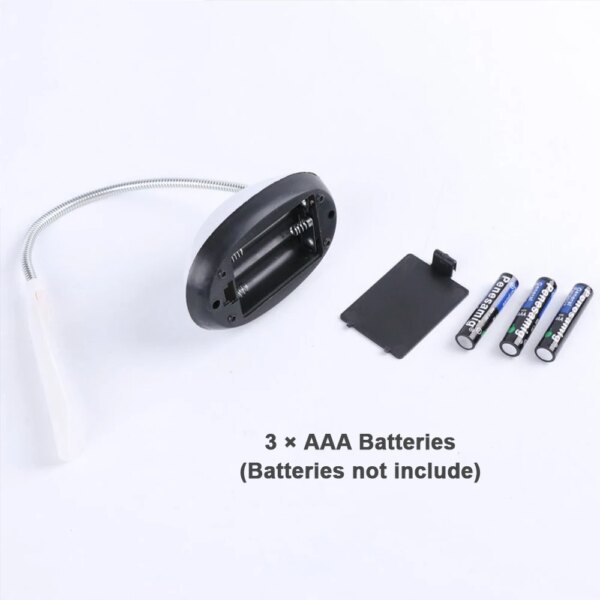 Lampe de table LED ou bureau, liseuse moderne alimentée par pile