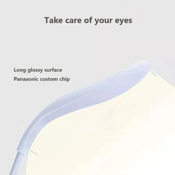 Lampe de bureau LED pliable avec port USB, réglable au toucher