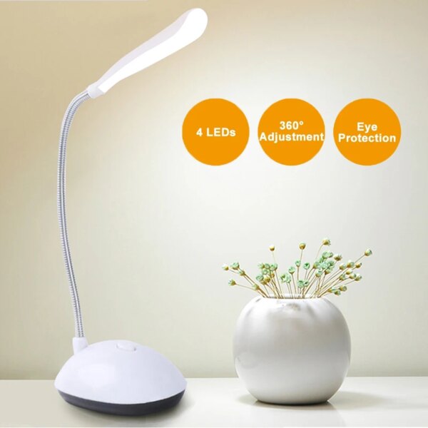 20275-36be48.jpg Lampe de lecture LED pour bureau et étude, alimentée par piles AAA