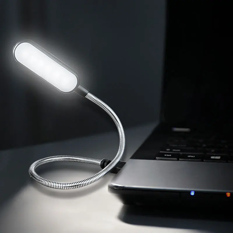 Mini portable lampe de — Mini lampe portable à 6LED avec support flexible | belleveilleuse.fr