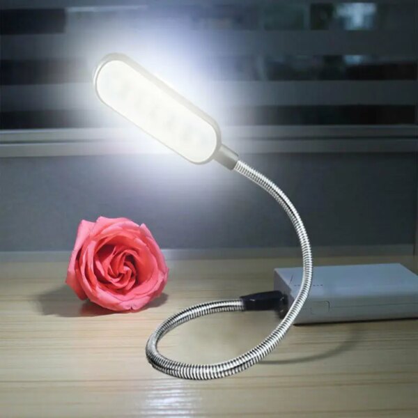 Mini lampe de lecture USB Portable à 4 LED