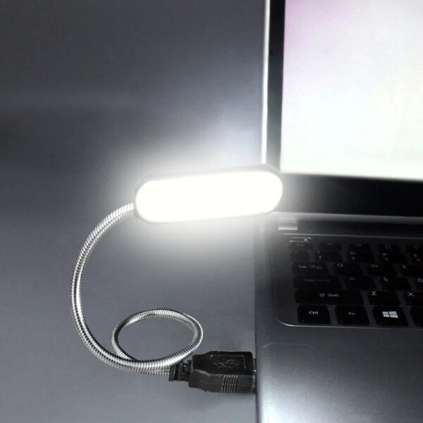 Mini lampe de lecture USB Portable à 4 LED