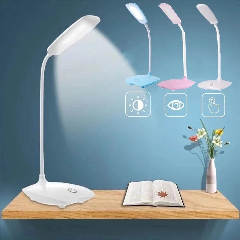 Tactile vitesses lampe de — Lampe LED tactile à 3 vitesses avec chargeur USB | belleveilleuse.fr