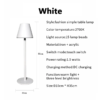 Lampe LED moderne sans fil avec batterie Rechargeable