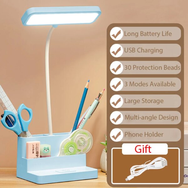 20520-aa941d.jpg Lampe de Table LED pour enfants, stockage de stylos