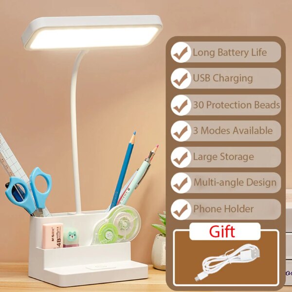 20520-c79782.jpg Lampe de Table LED pour enfants, stockage de stylos