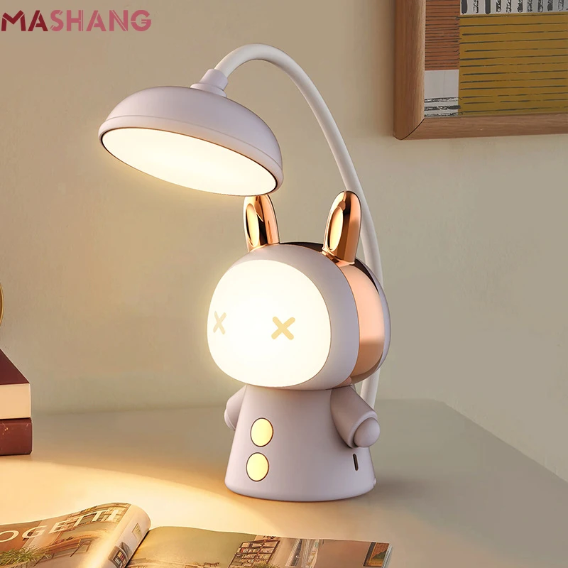 Portable mignonne lampe de — Lampe de bureau Portable et mignonne, Rechargeable par Usb | belleveilleuse.fr