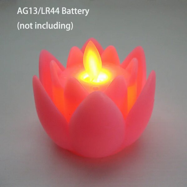 Lampe chambre LED colorée en forme de Lotus