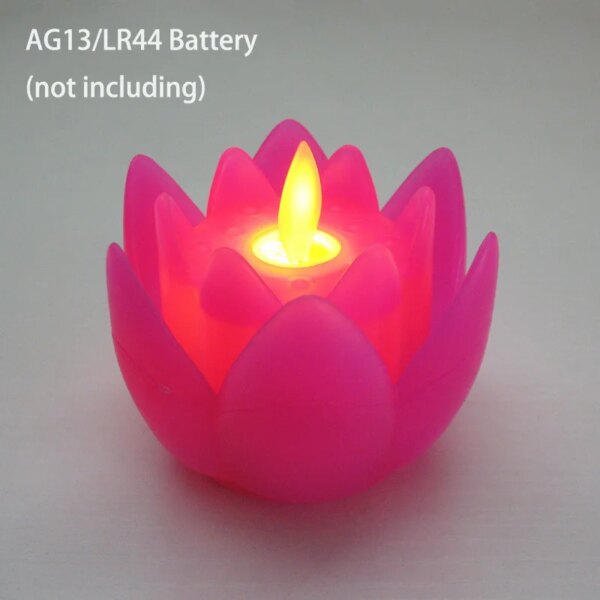 Lampe chambre LED colorée en forme de Lotus