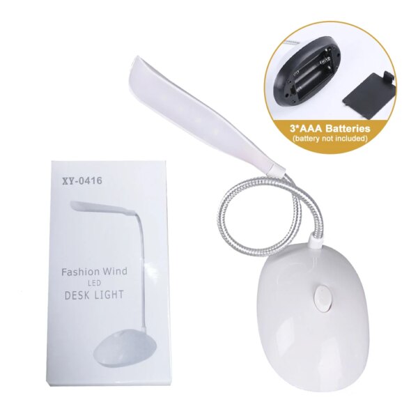 Lampe de Table D'étude de Bureau LED Lampe 3XAAA Batterie