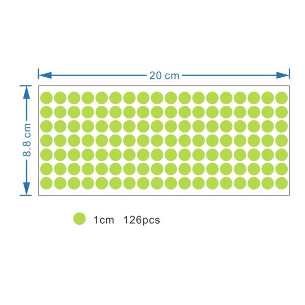 2230-865ae9.jpg Autocollants muraux lumineux à points, pentagramme, lueur dans la nuit, pour chambre d'enfant