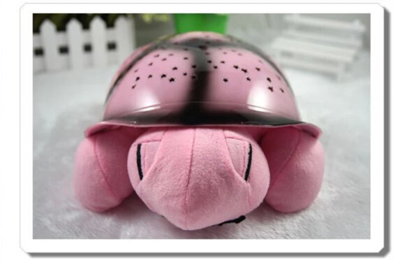 Tortue veilleuse en matériau inoffensif pur, budgétaire d'étoiles, veilleuse