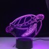 22967-72ae26.jpg Veilleuse tortue LED 3D en forme d'animaux, capteur tactile, 7 pièces