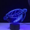 22967-76ba23.jpg Veilleuse tortue LED 3D en forme d'animaux, capteur tactile, 7 pièces