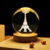 Globe du système solaire Galaxy K9, boule de cristal gravée au Laser 3D