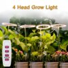 veilleuse LED de croissance à 4 têtes