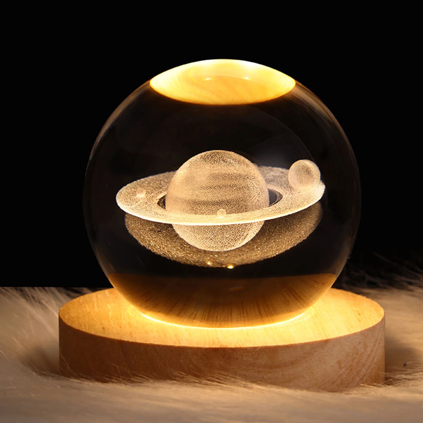 3080-f6d865.jpg Veilleuse galaxie, boule de cristal, USB, lumière chaude, cadeau de noël pour enfant