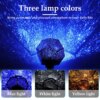 Veilleuse projecteur produisant l'image d'un ciel étoilé, rotatif à 360 °