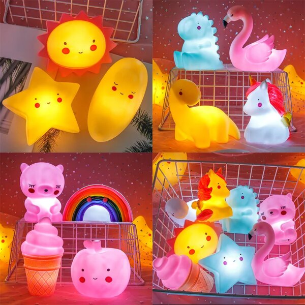 Lampe à piles en forme d'étoile pour enfants