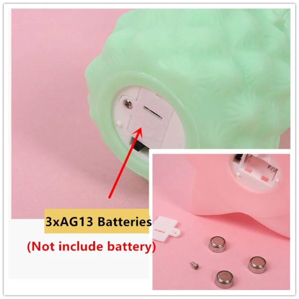 Lampe lune, d'ourson, de dessin animé, luminaire décoratif d'intérieur