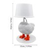 Lampe LED œuf de poule, ornements de bureau, coq, veilleuse pour chambre à coucher, salon, fête nordique, accessoires de décoration pour la maison