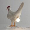 Lampe LED œuf de poule, ornements de bureau, coq, veilleuse pour chambre à coucher, salon, fête nordique, accessoires de décoration pour la maison