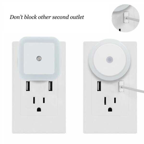 3805-b84adf.jpg veilleuse Mini lampe murale à capteur automatique, 110/220V, ue/US