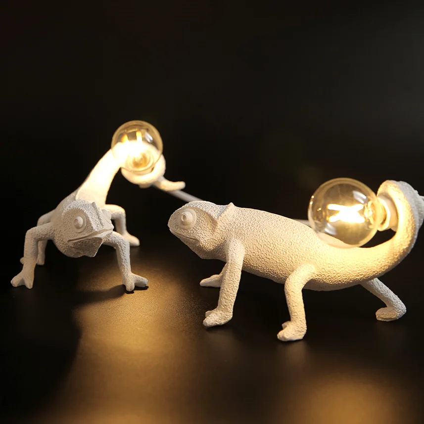 Lampe  lézard LED en forme au design nordique moderne et mignon