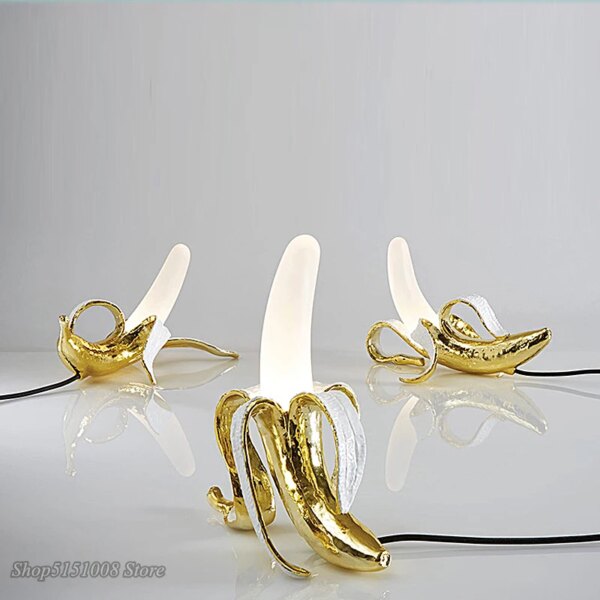 Lampe Led en forme de banane d'italie, design moderne, luminaire décoratif d'intérieur, idéal pour un salon, une chambre à coucher ou un bureau