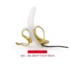 Lampe Led en forme de banane d'italie, design moderne, luminaire décoratif d'intérieur, idéal pour un salon, une chambre à coucher ou un bureau