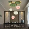 Lampe Led suspendue en forme de Lotus au Style chinois