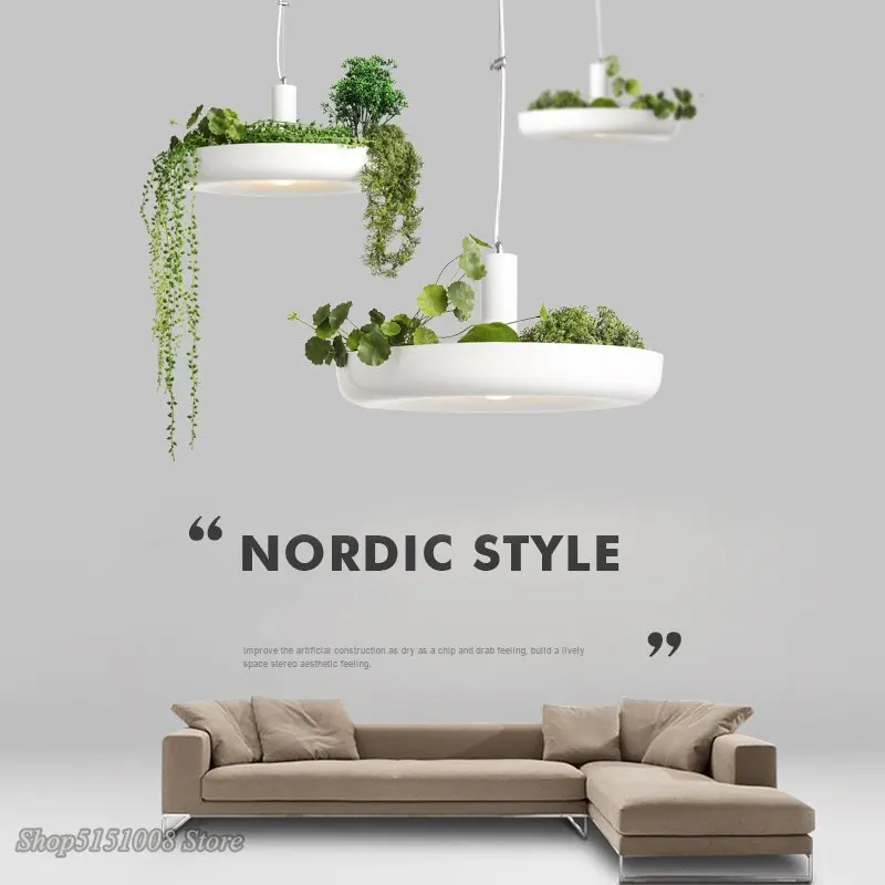 Lampe suspendue veilleuse adulte — Lampe LED Suspendue en Forme de Plante, au Design Nordique, Luminaire Décoratif d'Intérieur | belleveilleuse.fr