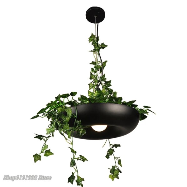 Lampe LED Suspendue en Forme de Plante, au Design Nordique, Luminaire Décoratif d'Intérieur