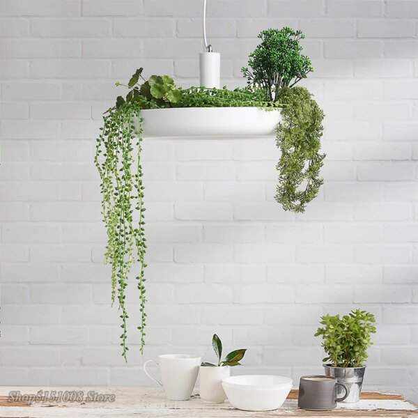 Lampe LED Suspendue en Forme de Plante, au Design Nordique, Luminaire Décoratif d'Intérieur